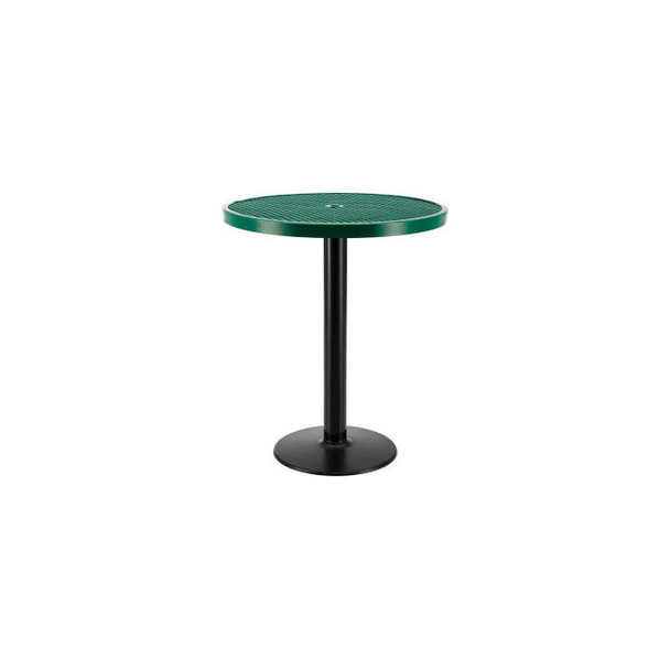 Global Industrial 36"" Round Outdoor Bar Height Table 42""H Green