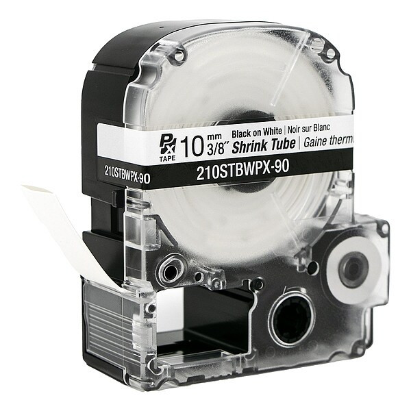 Epson SleeveLabel,White,Polyolefin,3/8inW 210STBWPX-90