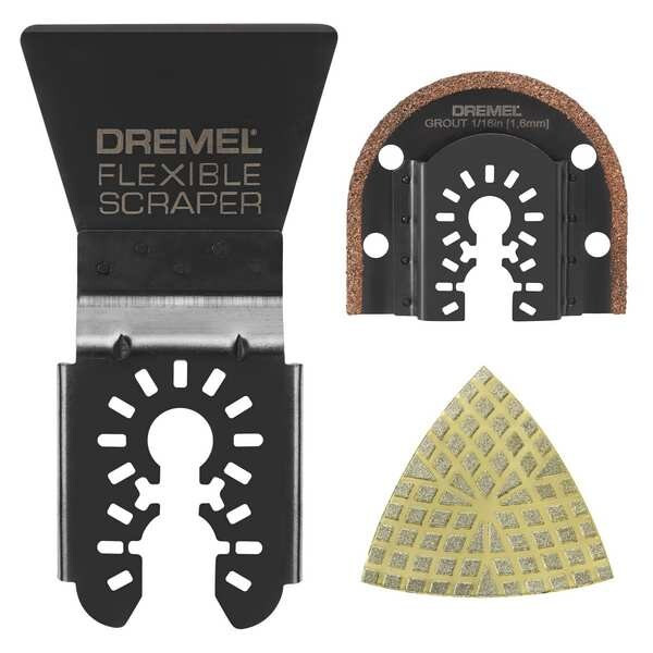 Dremel OscilToolBladeSet,3pcs,W:2";2.75" MM515U