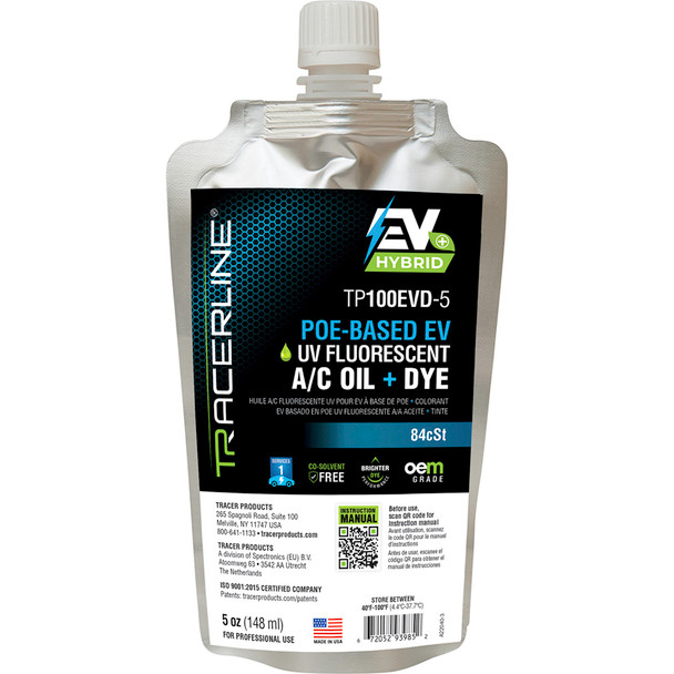 5 oz (148 ml) foil pouch with POE-Based A/C oil TP100EVD-5