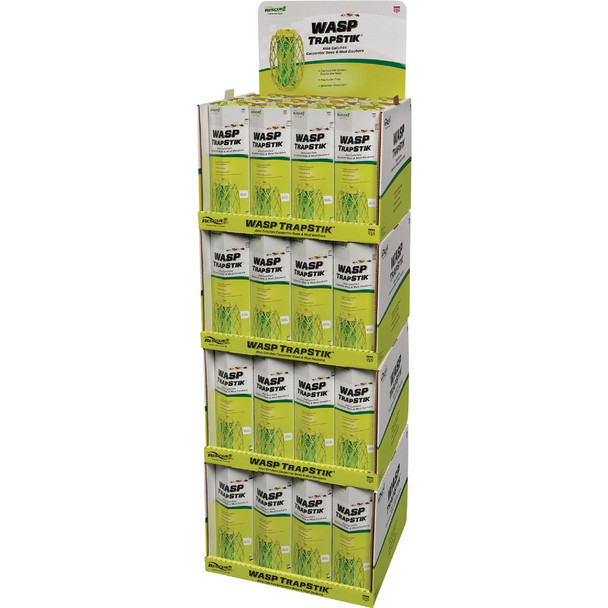 Rescue TrapStik Wasp, Carpenter Bee, Mud Dauber Trap Display (48-Count) TSW-FD48