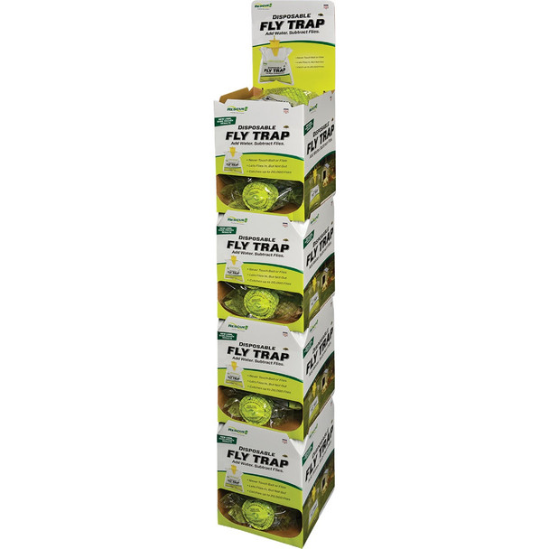 Rescue Disposable Fly Trap Floor Display (48-Count) FTD-FD48