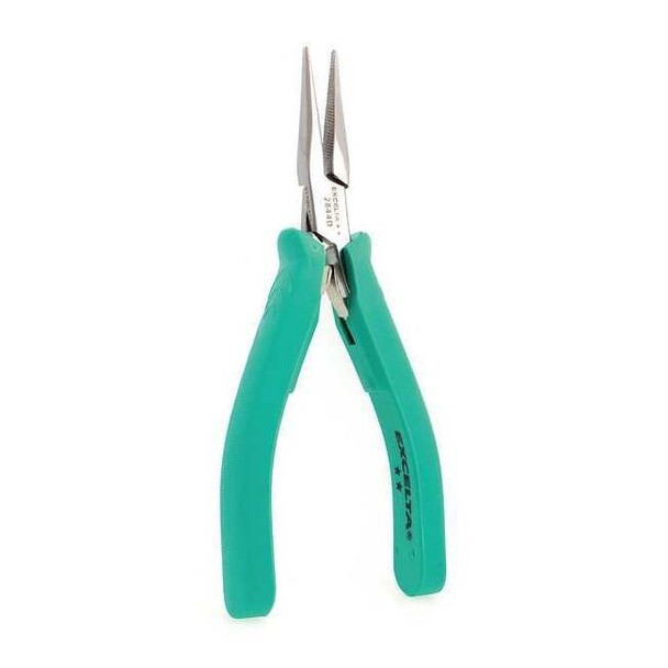 Excelta Chain Nose Plier,5-3/4 in.,Serrated 2844D