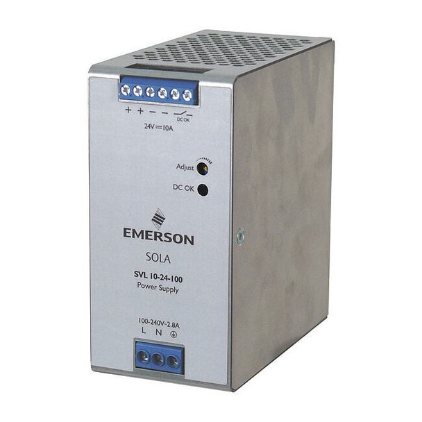 Solahd Din Rail Power Supply,10 A,240 W SVL1024100