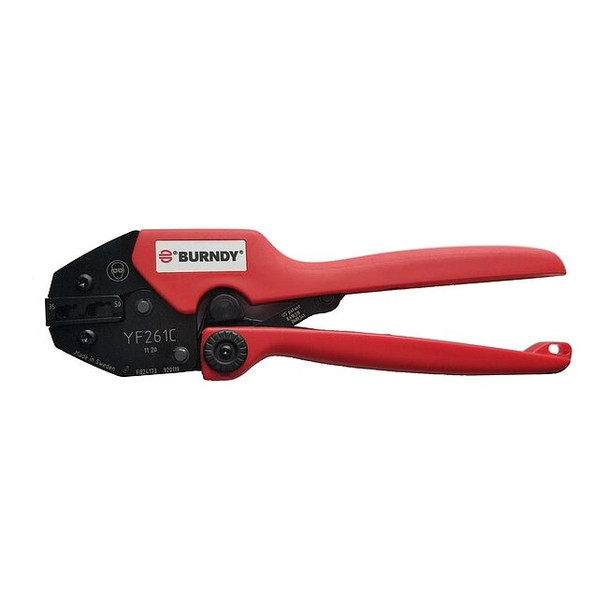 Burndy Crimper,26 to 1/0 AWG,10" L YF261CSKIT