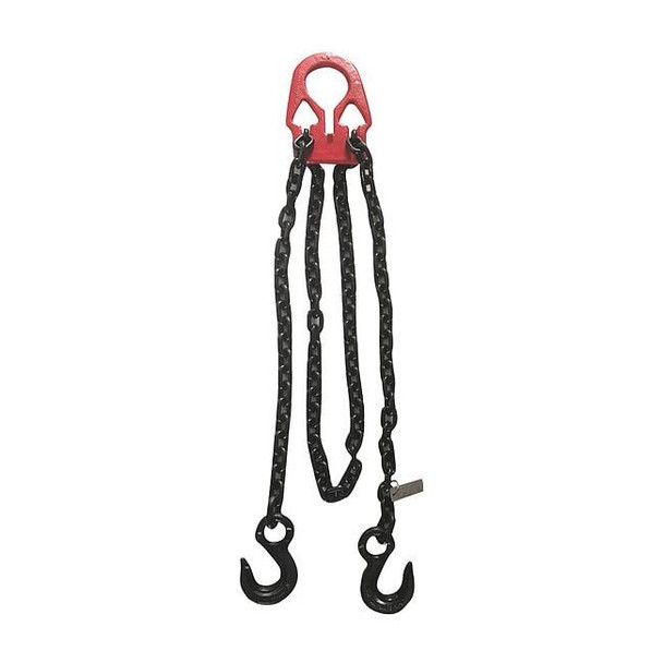 Dayton Chain Sling,G80,Adj Link,Aly Stl,10 ft L 4PGW5