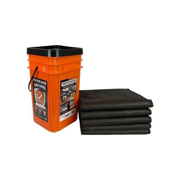 Quick Dam Jumbo Flood Bag Bucket Kit 4ft L QDGG1248-5