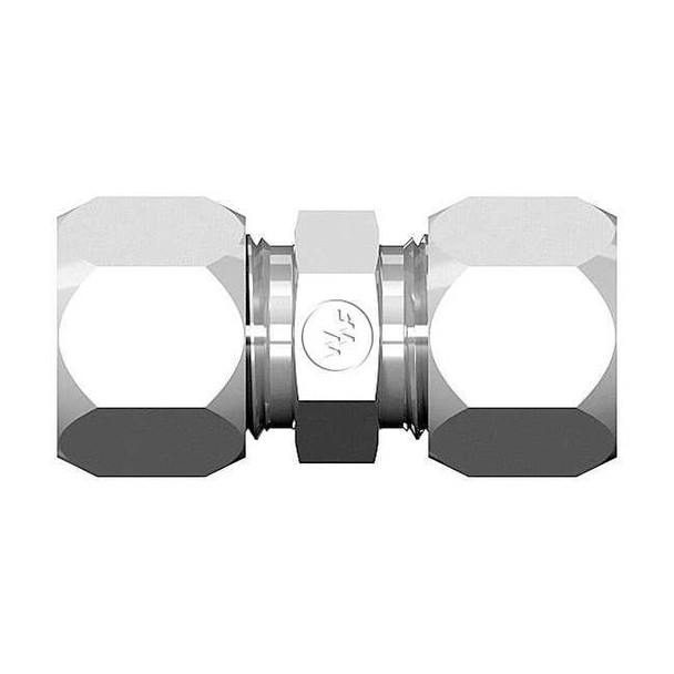 Weatherhead Strt, Steel, Comp. 1/4 in, 7305X04X04