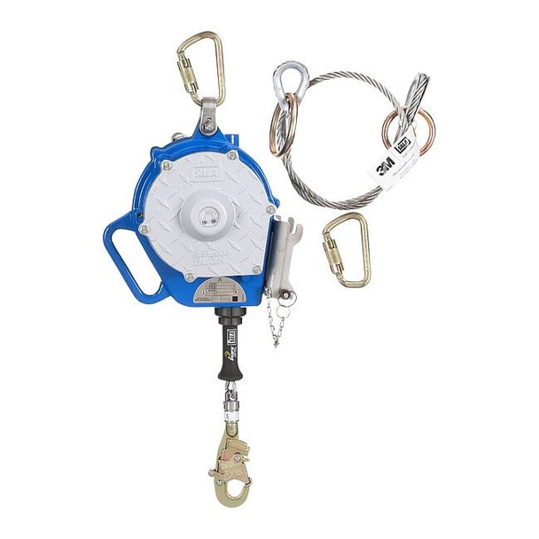 Sealed-Blok Self Retracting Lifeline, 50 ft. Length, Swivel Snap Hook, 1 Leg(s)