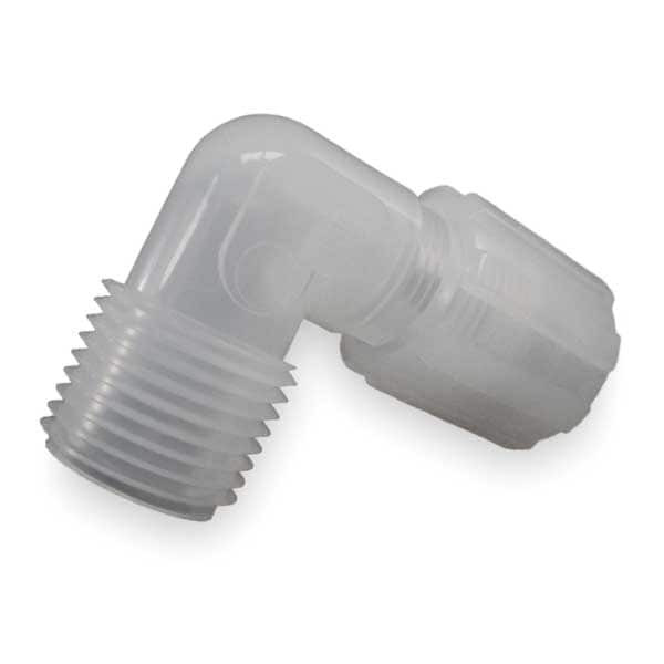 Pargrip Elbow, PFA, Comp. 1/2 in, MNPT 3/4 in GAME-88