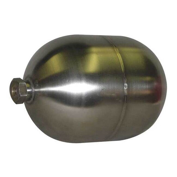 Naugatuck Float Ball,Oblong,SS,5 In GR5X71820304SS