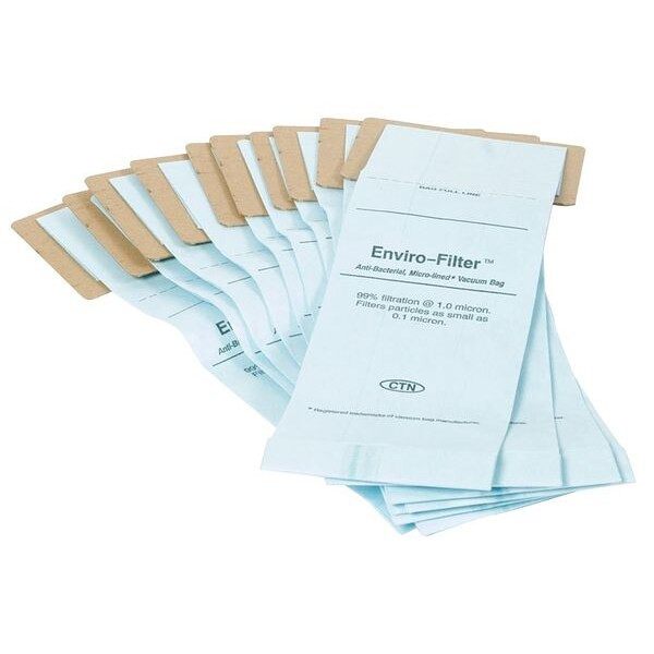 Tennant Vacuum Bag, Paper/Ply, 10 PK 1067460