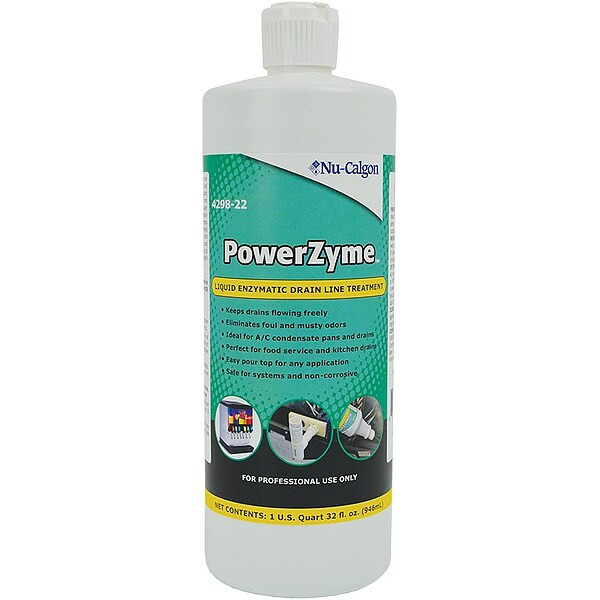 Nu-Calgon POWERZYME QUART BOTTLE 4298-22