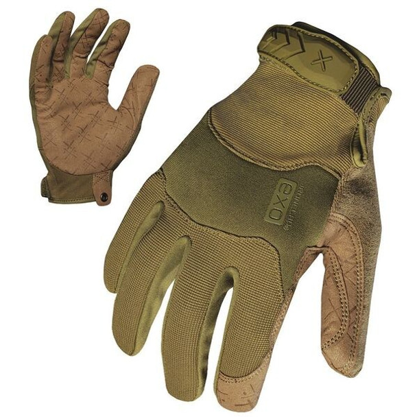 Ironclad Performance Wear Tactical Glove,Green,L,PR EXOT-PODG-04-L