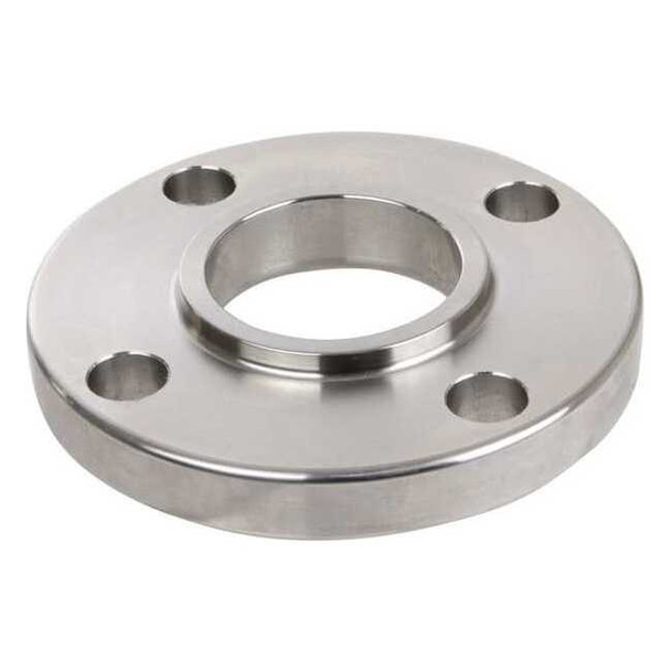 Pipe Flange, Slip-On, 1.5 in, 304/304L Stainless Steel, Raised Face, Class 150