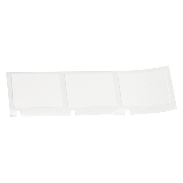 Brady Wraparound Label, White, Vinyl, 1 in W M4-49-498