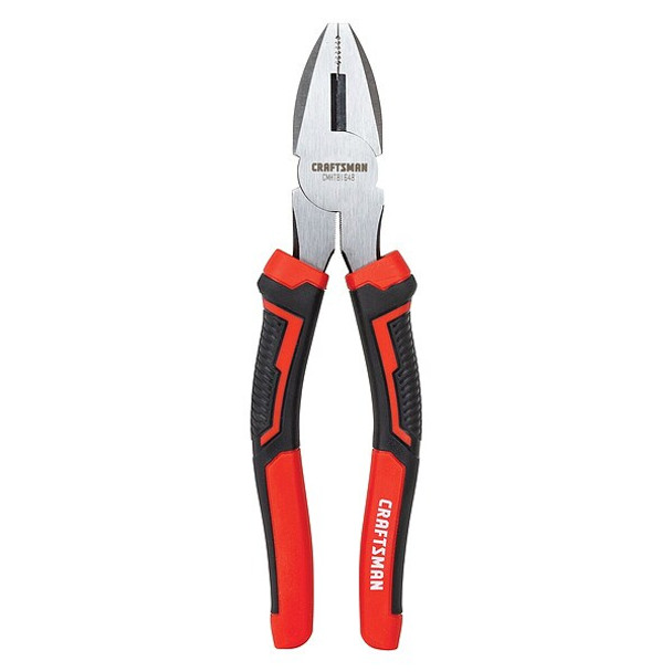 Craftsman Lineman Pliers,Steel,Flat Jaw,8 3/4" L CMHT81648