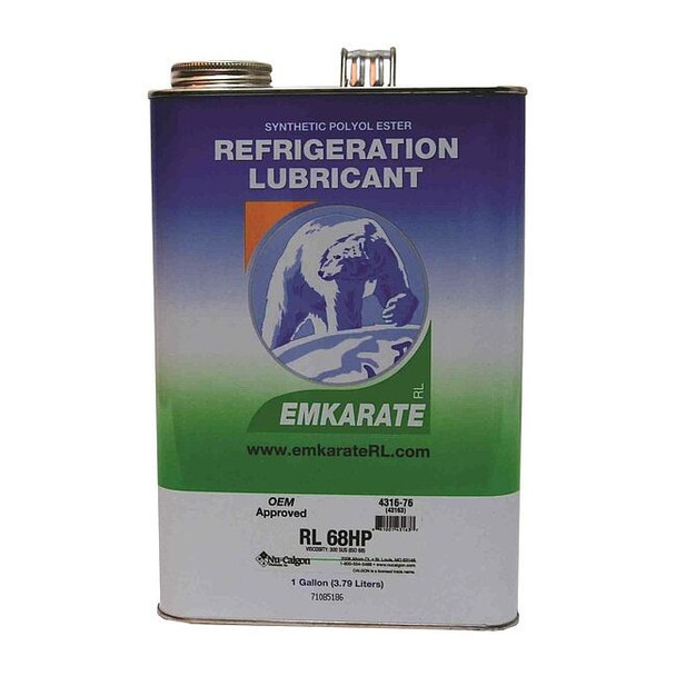 Nu-Calgon Synthetic Oil, 1 gal, Can, Yellow 4316-76