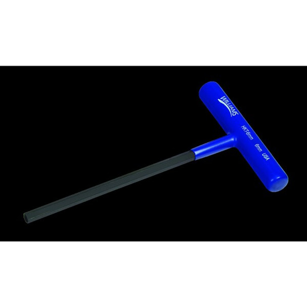 Williams Williams T-Handle Hex Driver,8.0mm x 6" JHWHKT-8MM