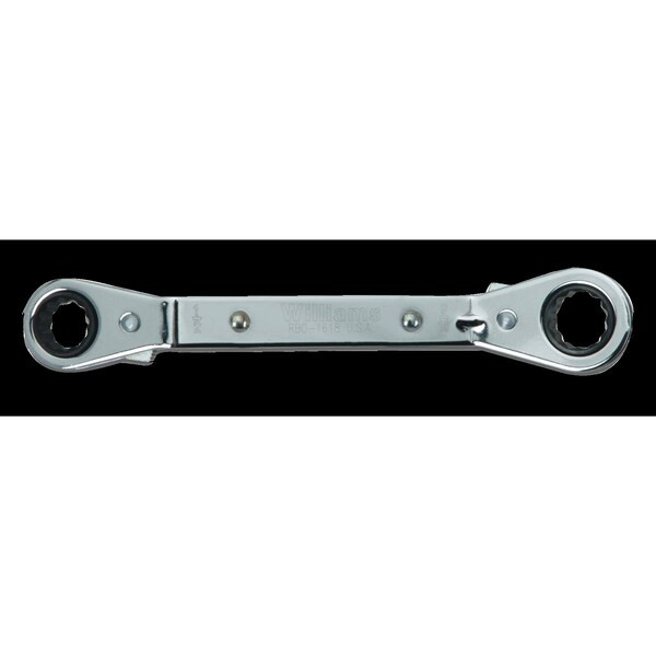 Williams Williams Ratcheting Box Wrench,1/2" x 9/16" JHWRBO-1618