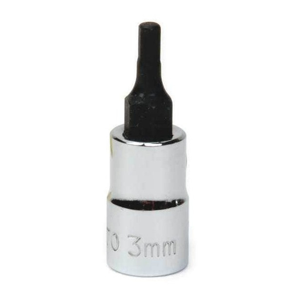 Williams 1/4" Dr, 7mm Size, Metric Hex Bit Socket, 6 Pts JHW35074
