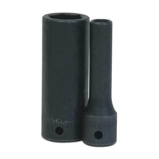 1/2" Drive Impact Socket Black Industrial, Deep 1/2"D,6Pt,23mm