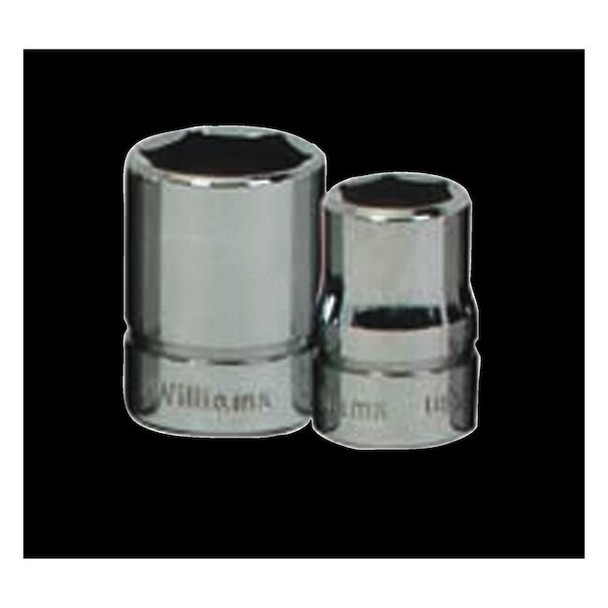 Williams 3/8" Drive, 1" SAE Socket, 6 Points, 3/8" D,6Pt,1 JHWB-632