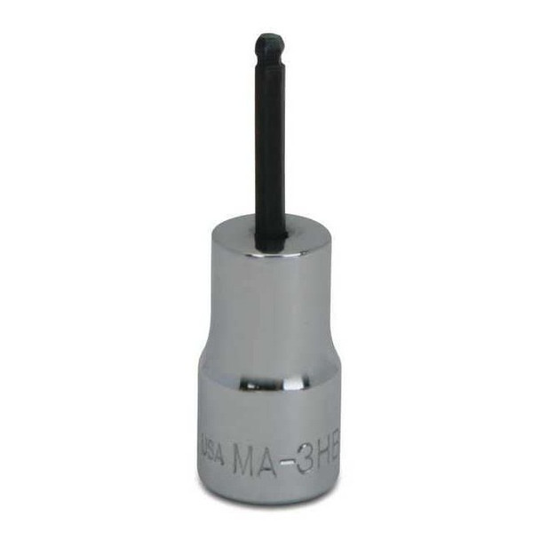 Williams 1/4" Dr, 1/4" Size, SAE Williams Hex Bit Socket, 6 Pts JHWMA-8HBA