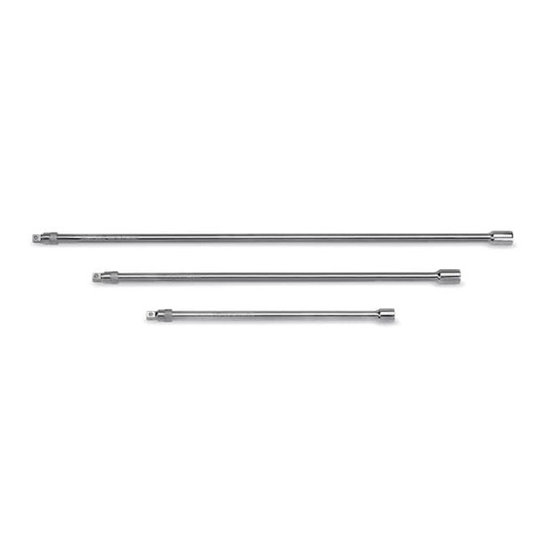 Williams Locking Extension Bar 3/8" Dr, 6" L, 1 Pieces, Chrome plated JHW31024