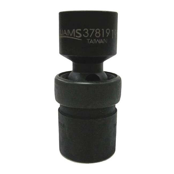 1/2" Drive Impact Socket Black Industrial, Universal 1/2" D,6Pt,16mm