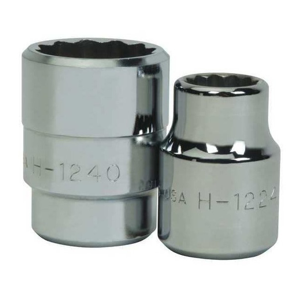 3/4" Drive, 7/8" SAE Socket, 12 Points, Standard 3/4"D,12Pt,7/8
