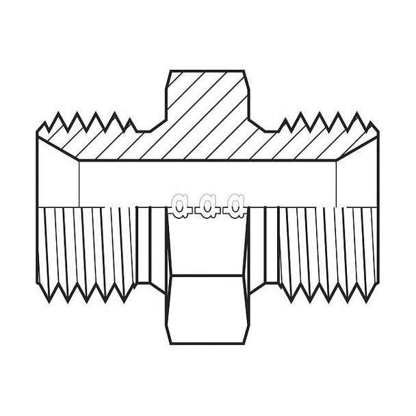 Adaptall Hose Adapter,3/8",BSPP,1/4",BSPP 9000-0604
