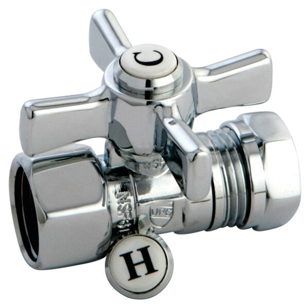 Millennium CC44151ZX 1/2" FIP X 1/2" or 7/16" Slip Joint Straight Stop CC44151ZX