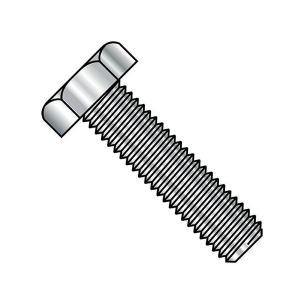 18-8, 5/16"-18 Hex Head Tap Bolt, Plain Stainless Steel, 2-1/2 in L, 100 PK