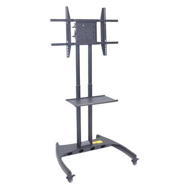Luxor Flat Panel Cart,w/Shelf,90 deg.,Mount FP3500