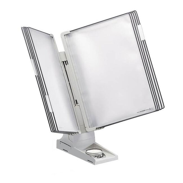 Tarifold Desk Stand Ext. Set,10 Pockets,Gray TE271