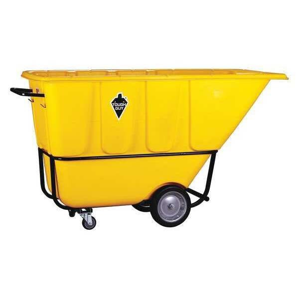 Tough Guy Tilt Truck,Std,1 cu. yd.,1250 lb.,Yellow 21VK46