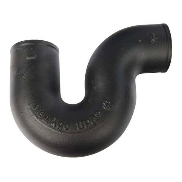 Deep Seal P-Trap Deep Seal P-Trap, 4" Pipe, Female Socket, Cast Iron, 0 psi
