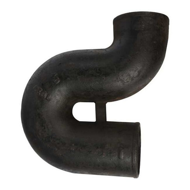 P-Trap P-Trap, 2" Pipe, Female Socket, Cast Iron, 0 psi