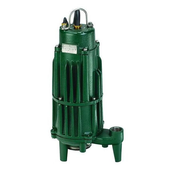 Zoeller Grinder Pump,Auto Reversing,2HP,200-208V 840-0007