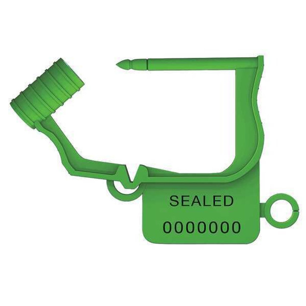 Universeal Padlock Seals,Green,Plastic,PK50 UFLEX GREEN50 Universeal Padlock Seals,Green,Plastic,PK50 UFLEX GREEN50