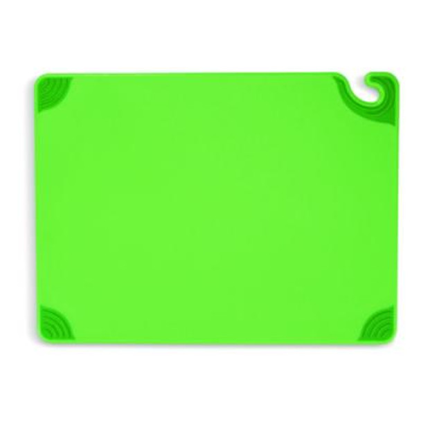 San Jamar® Saf-T-Grip Cutting Board, 24 x 18 x 0.5, Green CBG182412GN