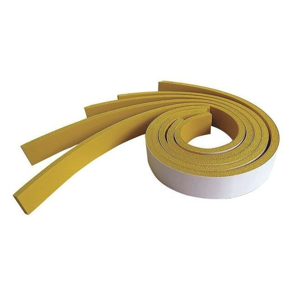Manufacturer Varies Adhesive Foam Strip,Yellow,4 In,PK5 8ATV3