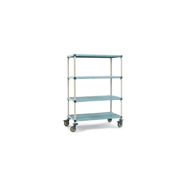 Metro MetroMax Q Shelf Truck w/4 Shelves 1000 lb. Capacity 60""L x 24""W x 68""H