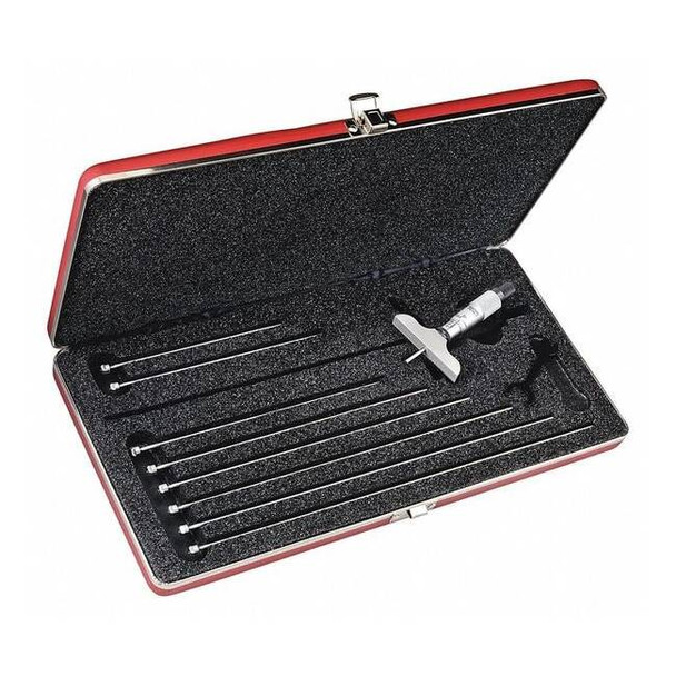 Starrett Depth Micrometer,0 to 9" Range 440Z-9L