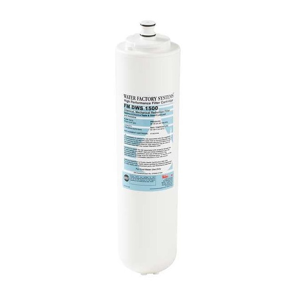Quick Connect Filter, 0.6 gpm, 0.5 Micron, 3-1/8" O.D., 13 3/8 in H