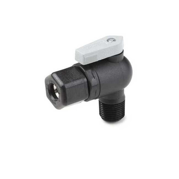 Parker Manual 2-Way Ball Valve,Comp,Polypro FTPPB8VME8