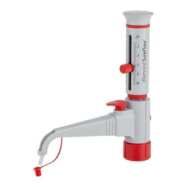 Globe Scientific Bottle Top Dispenser,10 mL,300 mm H GBTD-R-10