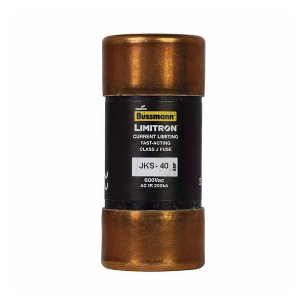 UL Class Fuse, J Class, Fast-Acting, 40A, 600V AC, Non-Indicating