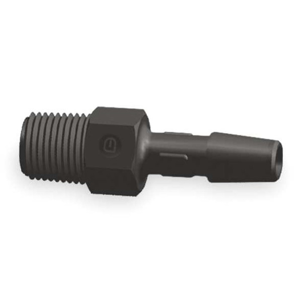 Eldon James Adapter,Nylon,3/8 In NPT,150 PSI,PK10 A6-5BN